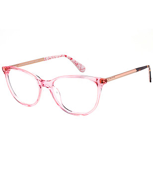 Дамски прозрачни рамки за очила в розово KIMBERLEE снимка