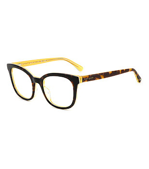 Дамски рамки за очила в кафяво и жълто SAMARA снимка