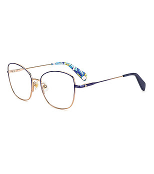 Дамски рамки за очила в златисто и тъмносиньо SERENITY снимка