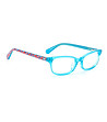 Дамски рамки за очила в светлосиньо с принт при дръжките ABBEVILLE-2 снимка