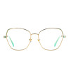 Дамски рамки за очила в златисто и мента ZEENA-1 снимка