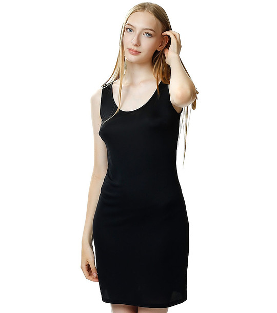 Подплата за рокля в черно Crystal снимка