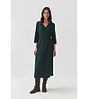 Тъмнозелена рокля Zerewiana-2 снимка