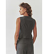 vest RONITA 1 gray melange-1 снимка