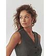 vest RONITA 1 gray melange-2 снимка