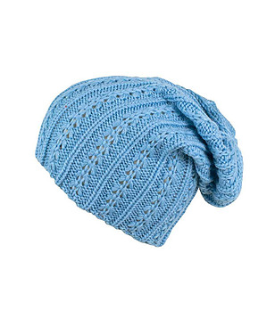 Дълга шапка в светлосиньо снимка