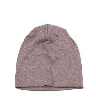 Кафява унисекс шапка с памук снимка