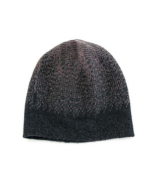 Дамска шапка в бежово и графит снимка