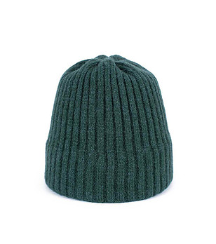 Тъмнозелена унисекс шапка снимка