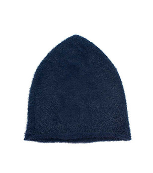 Дамска шапка в тъмносиньо снимка