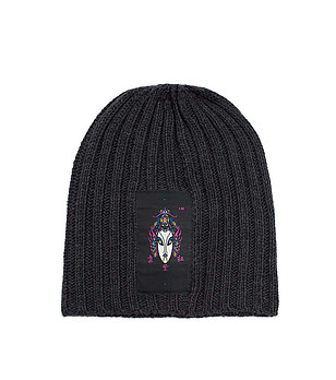 Унисекс шапка в цвят графит снимка