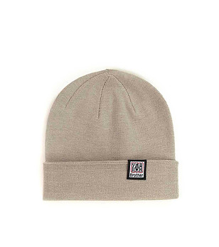 Светлобежова unisex шапка снимка