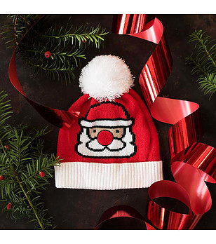 Детска зимна коледна шапка снимка