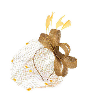 Фасинатор в златисто Jane снимка