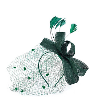 Фасинатор в тъмнозелено Jane снимка