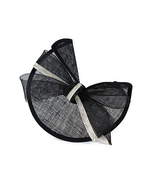 Фасинатор в черно и сиво Stacy снимка