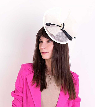 Фасинатор Stacy в екрю и черно снимка