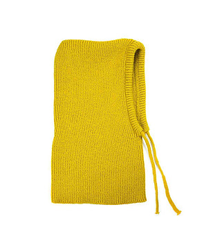 Жълта шапка-качулка снимка