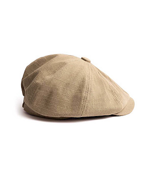 Бежов памучен каскет снимка