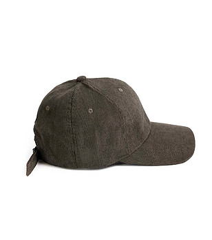 Унисекс шапка с козирка в цвят графит снимка