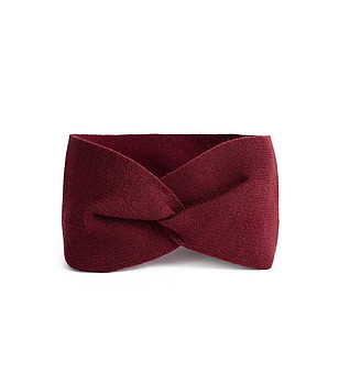 Тъмночервена лента за глава Jagodna снимка