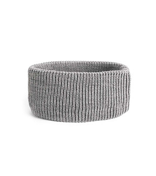 Лента за глава в сиво с оребрена плетка Śnieżnik снимка