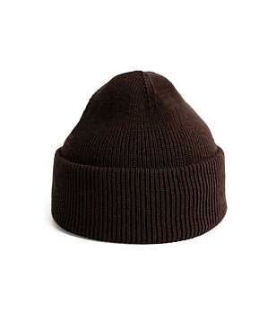 Унисекс шапка в тъмнокафяво снимка