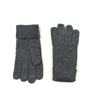 Дамски ръкавици с вълна Ufa в цвят графит снимка