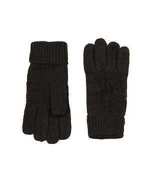 Дамски ръкавици с вълна Ufa в тъмнокафяво снимка