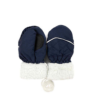 Детски ръкавици с един пръст Norton в тъмносиньо снимка