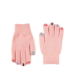 Детски ръкавици в светлорозово Santis снимка