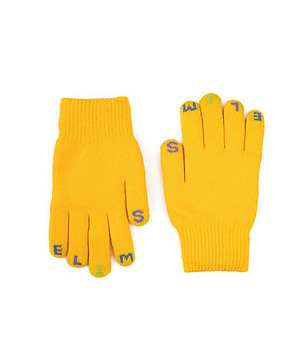 Детски ръкавици в жълто Santis снимка