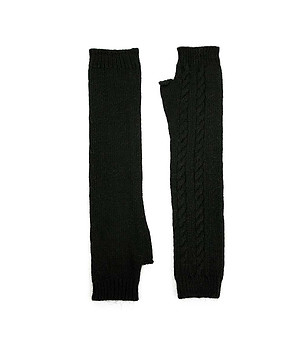 Дамски ръкавици без пръсти Sundance в черно снимка