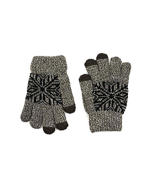 Детски ръкавици в кафяво Monterosa снимка