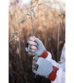 Унисекс ръкавици Seefeld в синьо, цвят керемида и маслина снимка