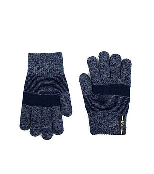 Тъмносини детски ръкавици с 5 пръста Maroon снимка