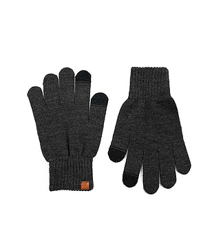 Унисекс ръкавици в цвят графит Cortina снимка