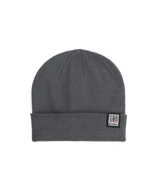 Унисекс шапка в цвят графит снимка