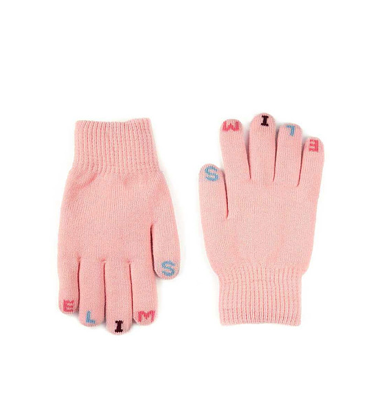 Детски ръкавици в светлорозово Santis снимка
