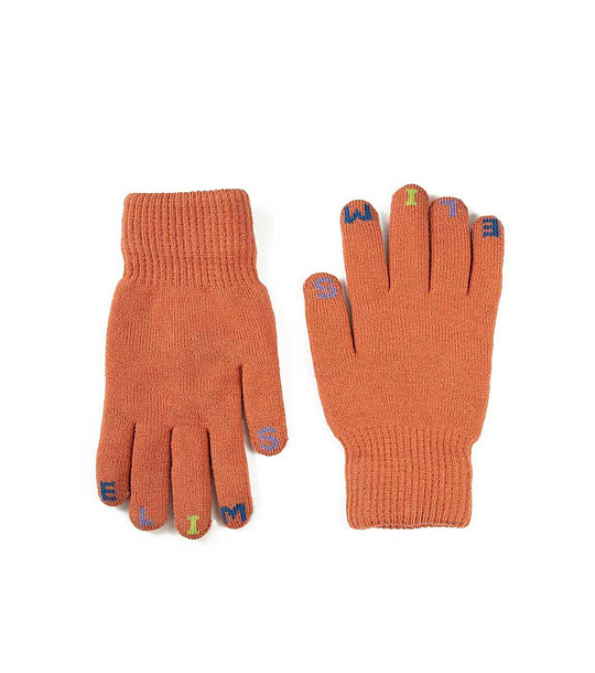 Детски ръкавици в оранжево Santis снимка