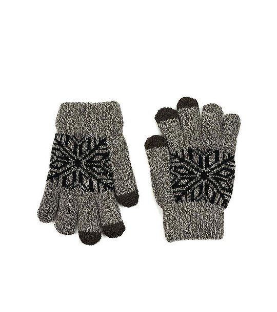 Детски ръкавици в кафяво Monterosa снимка