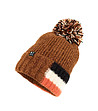 Кафява дамска зимна шапка-1 снимка