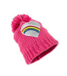 Детска зимна шапка в цвят малина-1 снимка