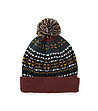 Многоцветна зимна унисекс шапка-1 снимка