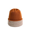 Мъжка зимна шапка в бежово и кафяво-2 снимка