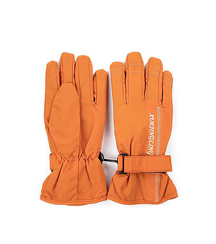Дамски ръкавици за ски Bexley в оранжево снимка
