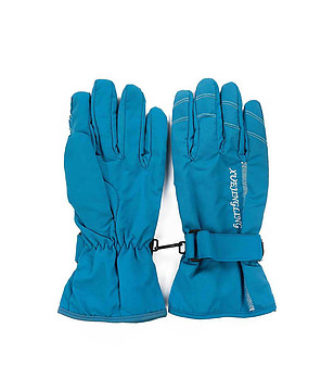 Дамски ръкавици за ски Bexley в синьо снимка