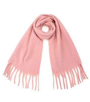 Светлорозов унисекс шал снимка