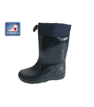 Детски тъмносини гумени ботуши снимка