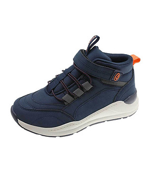 Детски боти в тъмносиньо с велкро снимка